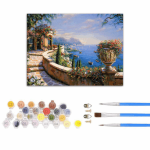 [50 by 40cm] Colorful Spring by the Marina