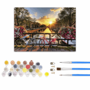 [50 by 40cm] Sunset at the Canal