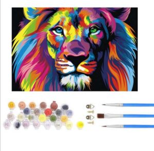 [50 by 40cm] Lion in Color