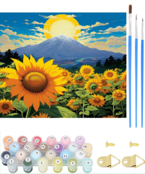 [50 by 40cm] Sunflower sunrise