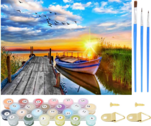 [50 by 40cm] Chasing sunsets by the jetty