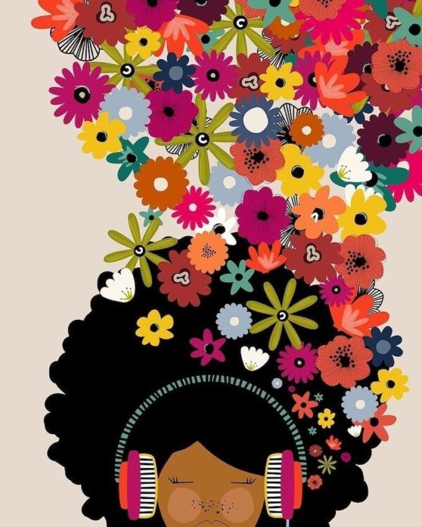 [40 by 50cm] Afro Boom